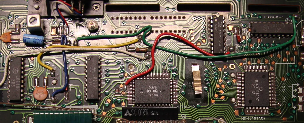Casio VL-5 digital section circuit board
